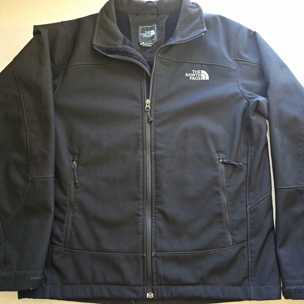 The North Face Apex Chromium Thermal Softshell Jacket Black Fleece M Gorpcore...